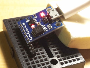 Digispark on spring connections